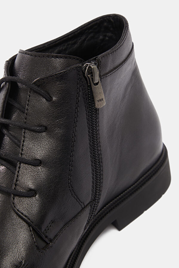 Black Leather Men's Boots 5