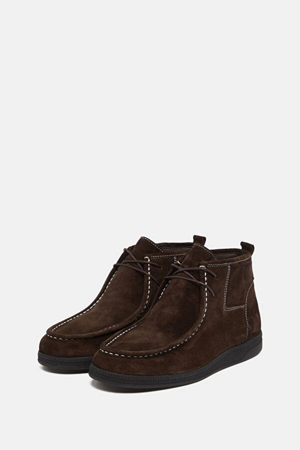 Brown Suede Men's Boots 2