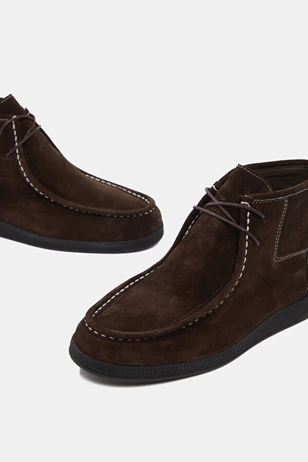 Brown Suede Men's Boots 4