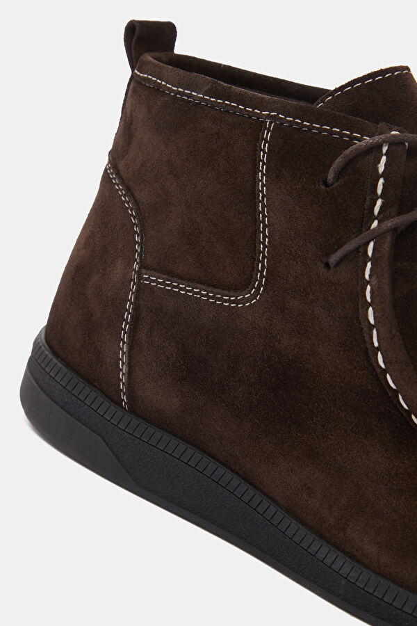 Brown Suede Men's Boots 5
