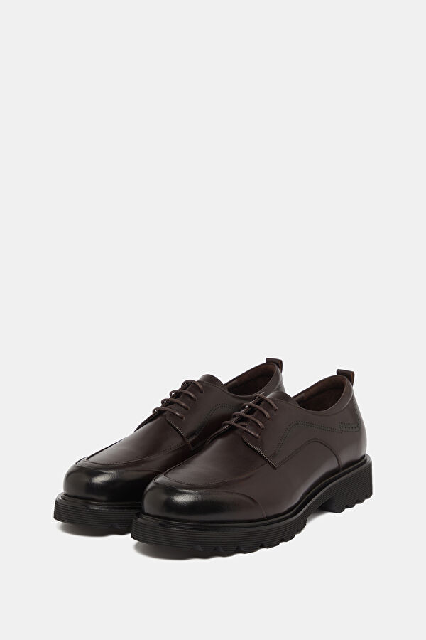 Brown Leather Men's Shoes 2