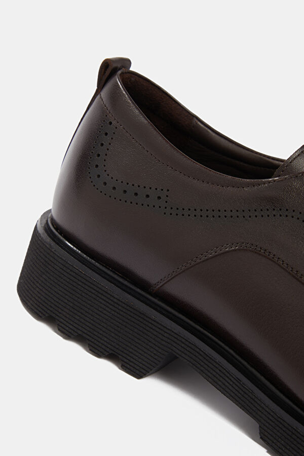 Brown Leather Men's Shoes 4