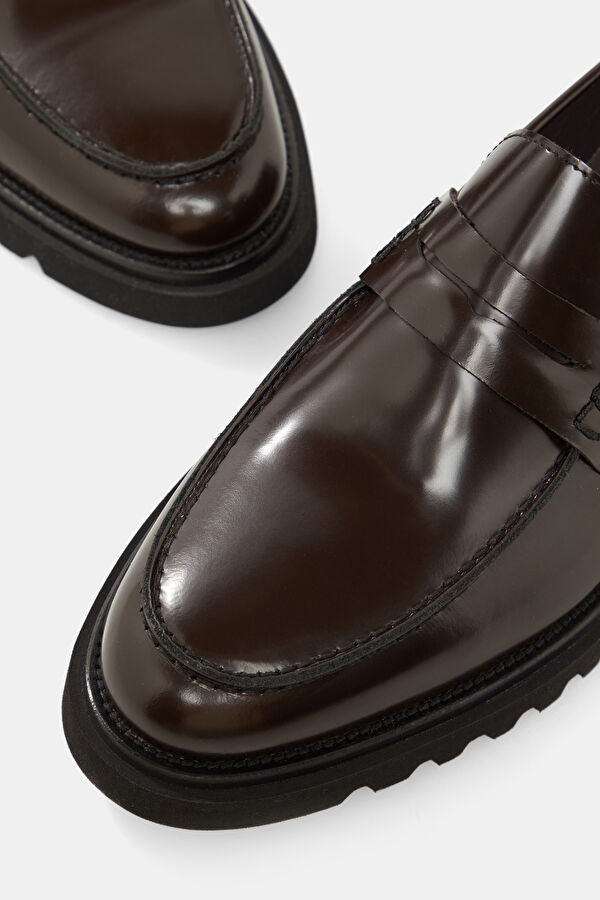 Brown Leather Men's Shoes 4