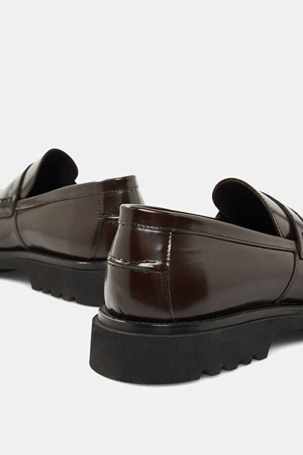 Brown Leather Men's Shoes 5