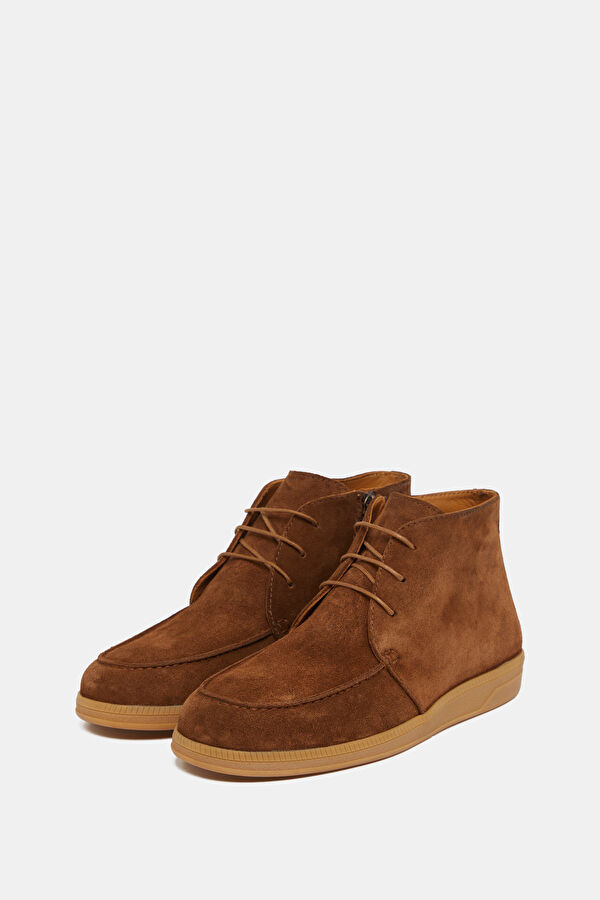 Light Brown Suede Men's Boots 2