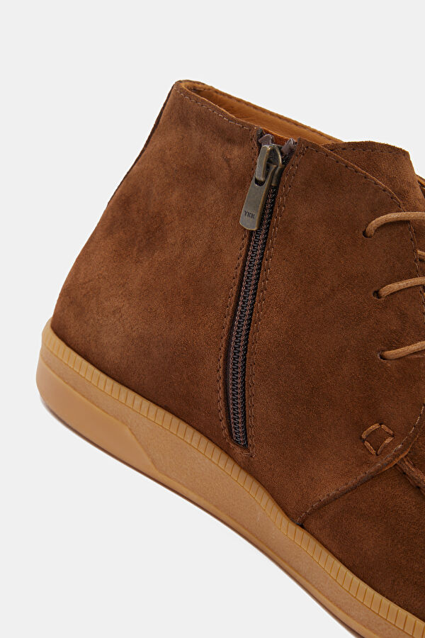 Light Brown Suede Men's Boots 5
