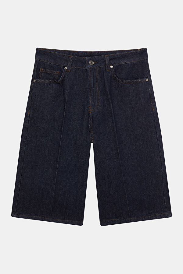 Navy Blue Women's Shorts 4
