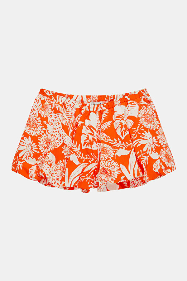 Multicolored Patterned Women's Shorts 3
