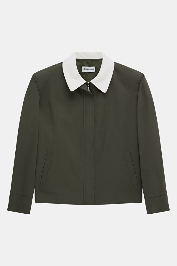 Khaki Women's Coat