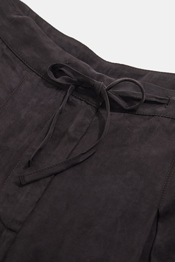 Antrasit Wide Leg Kadın Pantolon 6