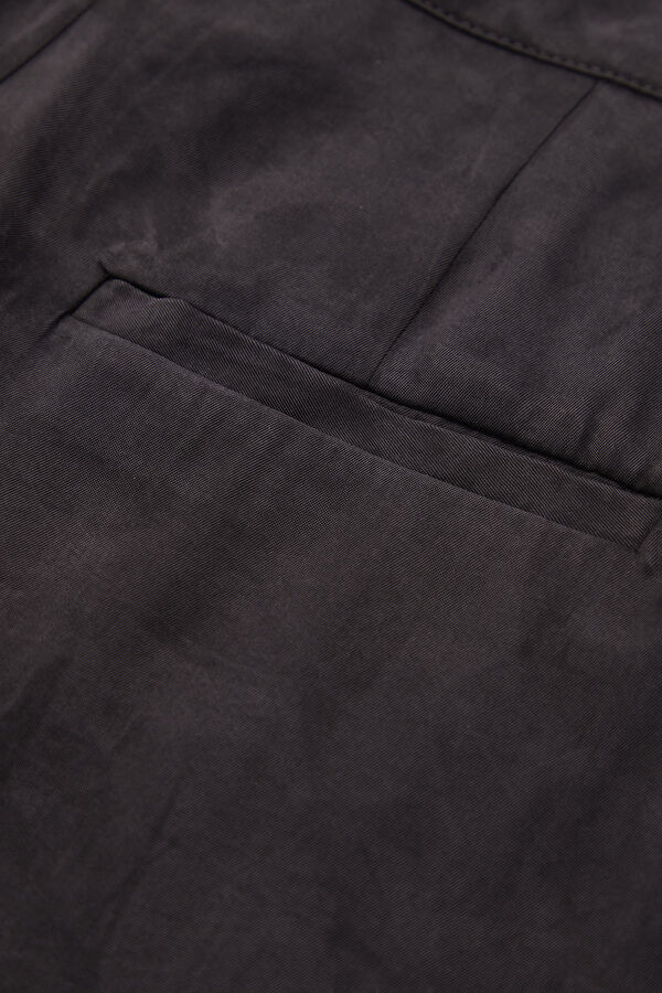Antrasit Wide Leg Kadın Pantolon 8