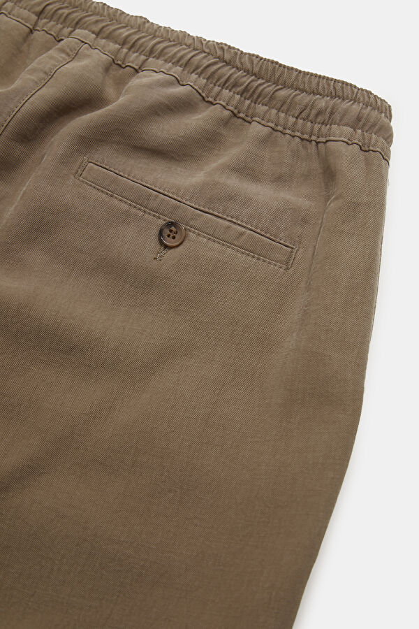 Mink Straight Leg Lyocell Men's Trousers 7