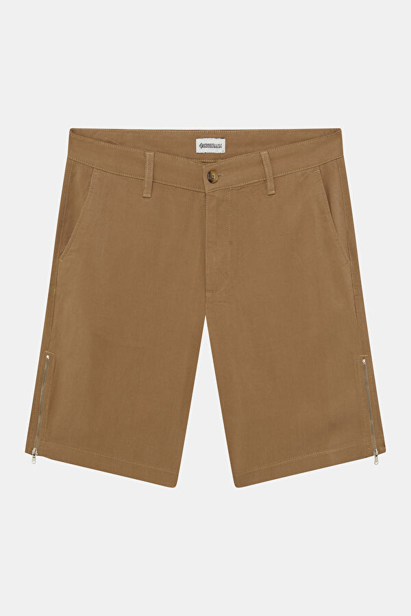 Camel Lyocell Men's Shorts