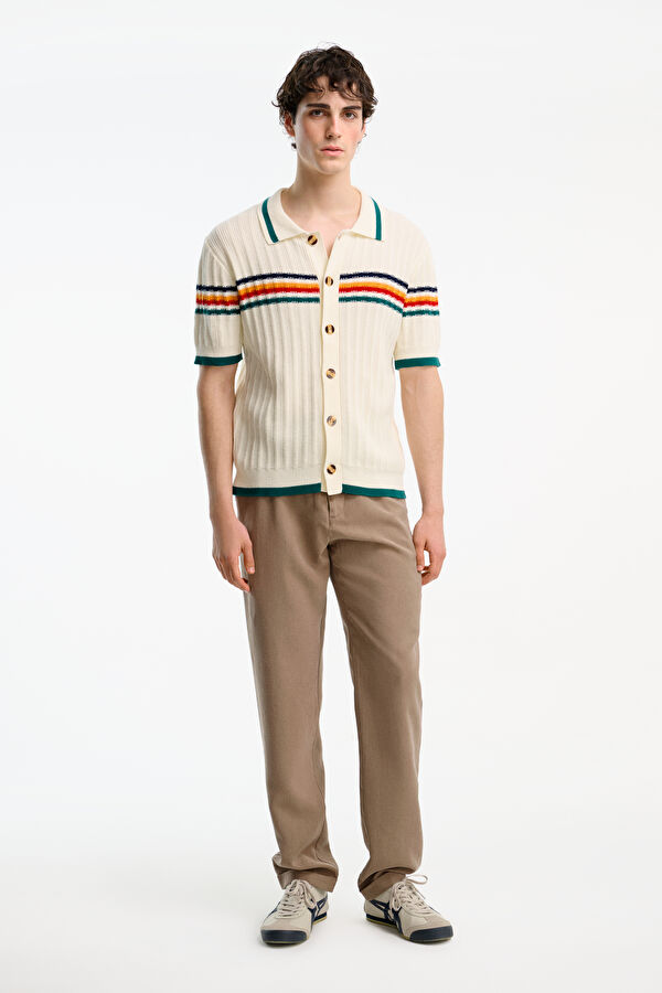 Mink Straight Leg Lyocell Men's Trousers