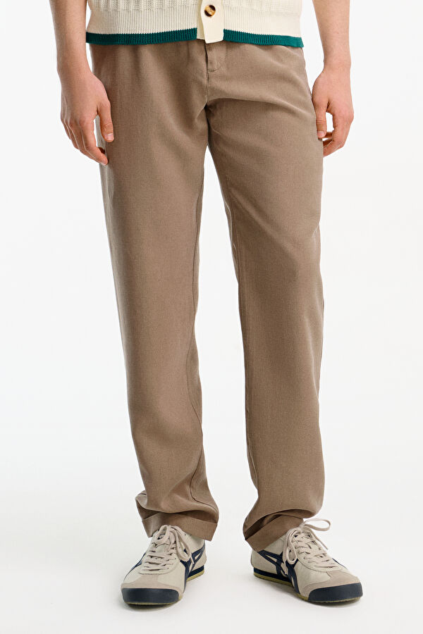 Mink Straight Leg Lyocell Men's Trousers 3