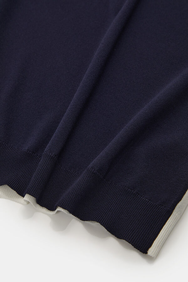 Ecru Polo Collar Men's T-Shirt 4