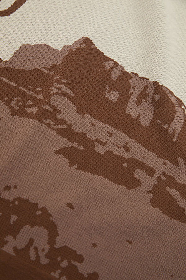 Multicolored Crew Neck Patterned Men's T-Shirt 5