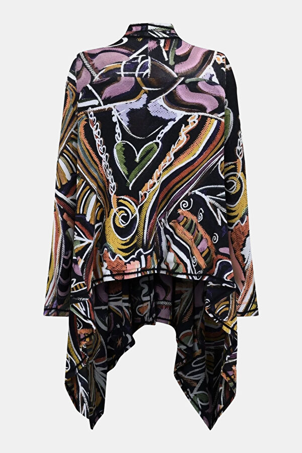 Multicolor Patterned Women's Cardigan 2