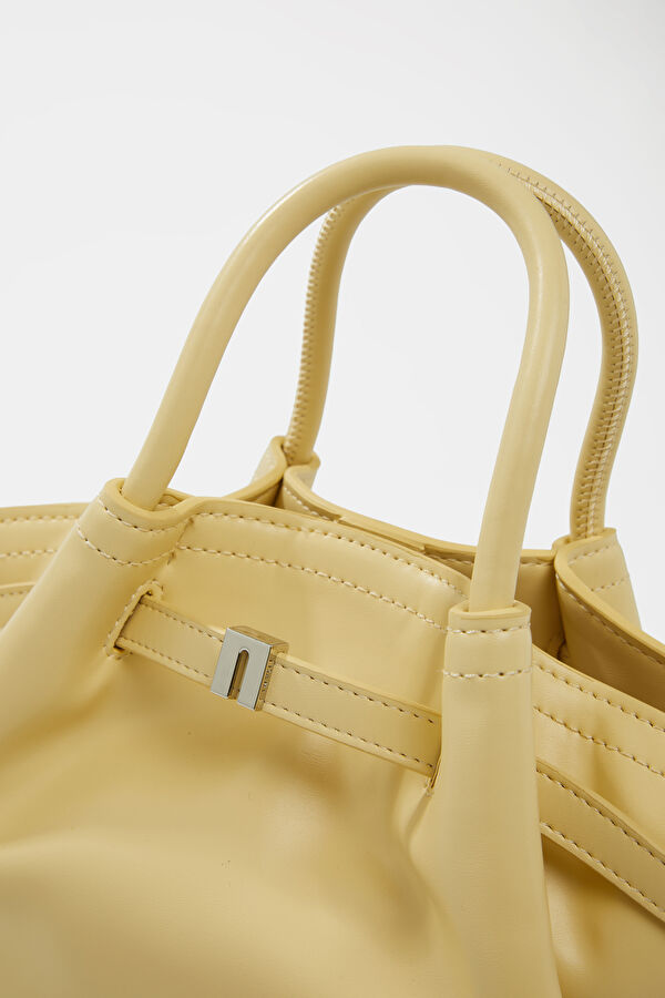 Hana Mini Tote Açık Sarı Çanta 5