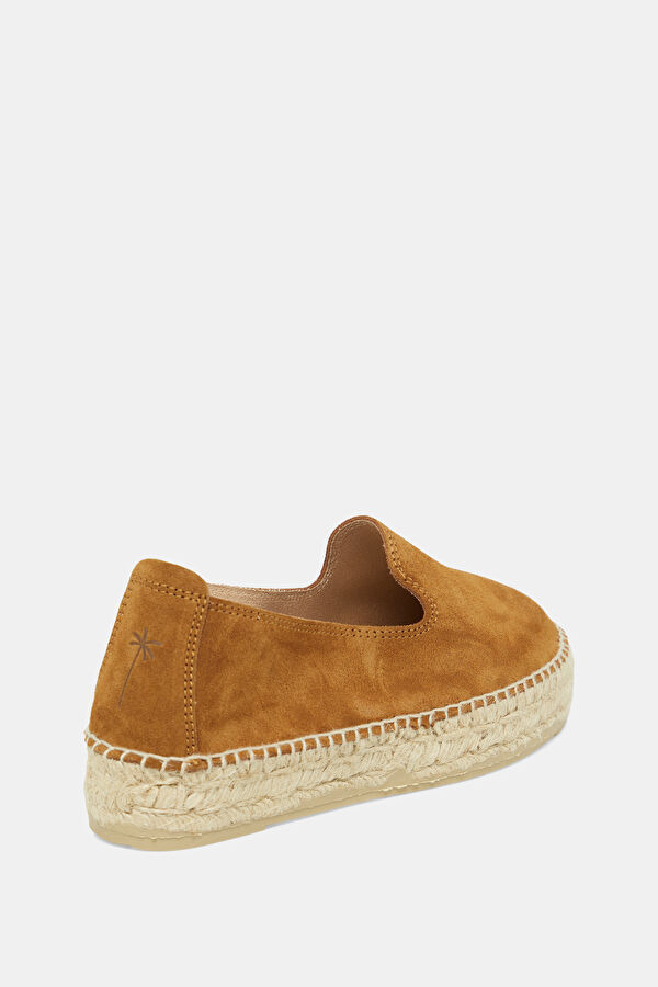 Double Sole Espadrilles Kahve Kadın Ayakkabı 3