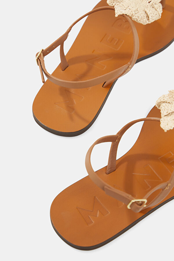 Leather Sandals Tan Women's Sandals 5