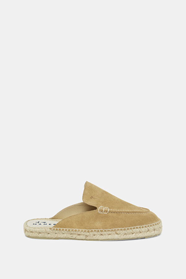 Traveler Loafers Mule Beige Men's Shoes