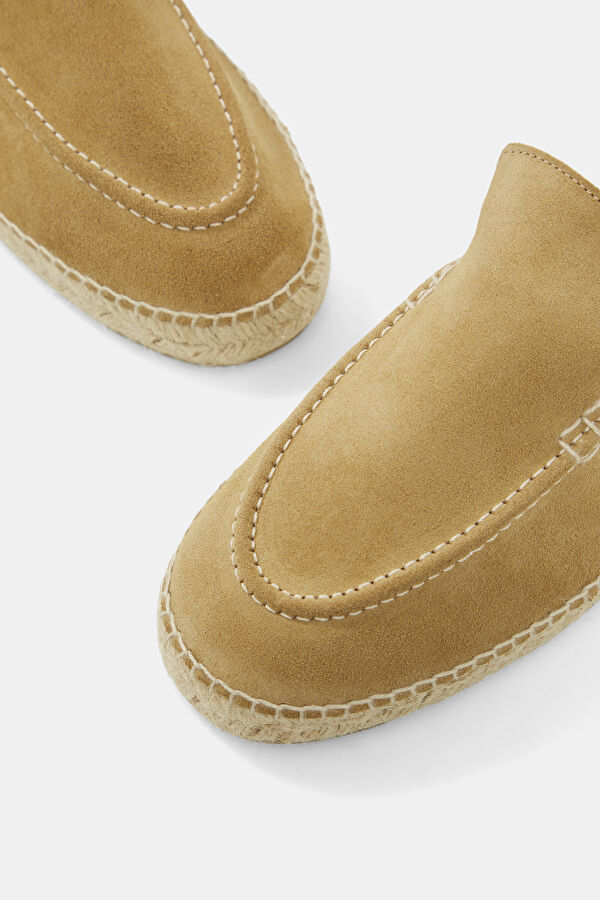 Traveler Loafers Mule Beige Men's Shoes 4