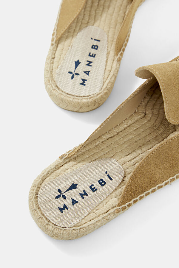 Traveler Loafers Mule Beige Men's Shoes 5