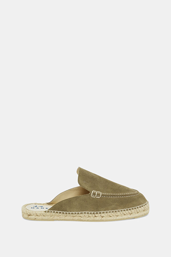 Traveler Loafers Mule Beige Men's Slippers