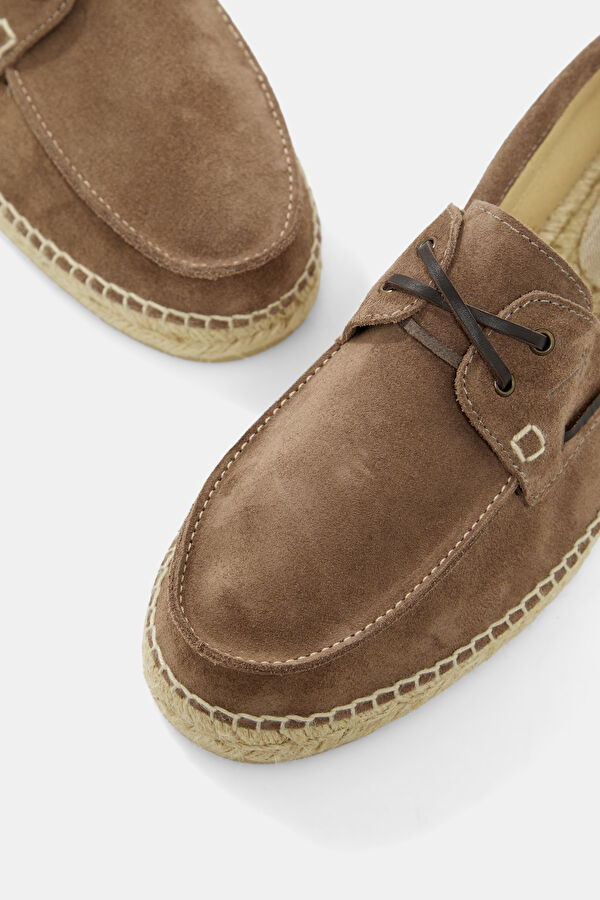 Espadrilles Light Brown Men's Boat Shoes 4