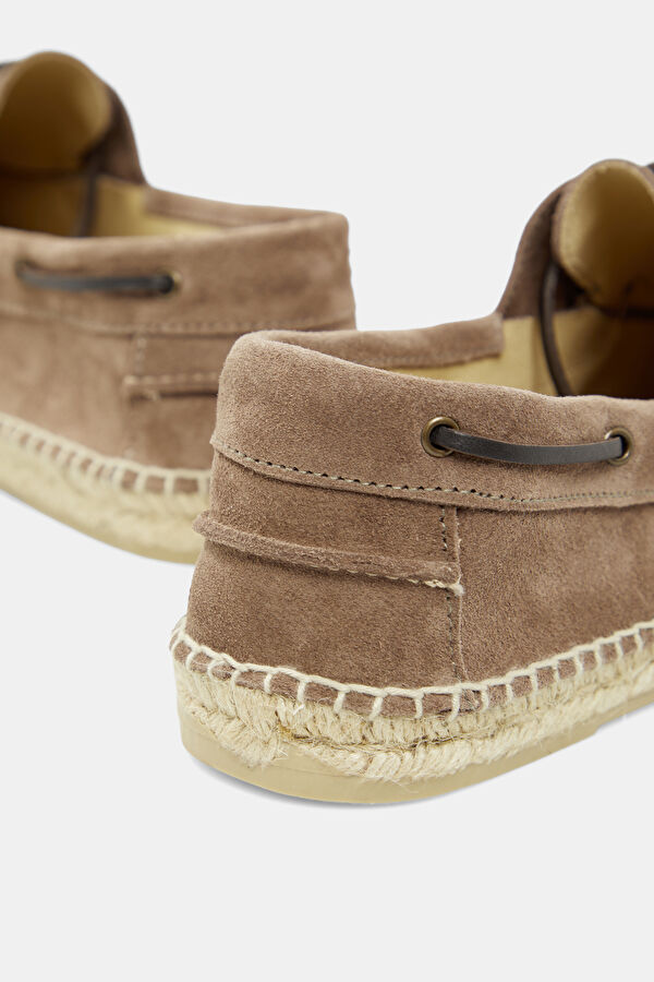Espadrilles Light Brown Men's Boat Shoes 5