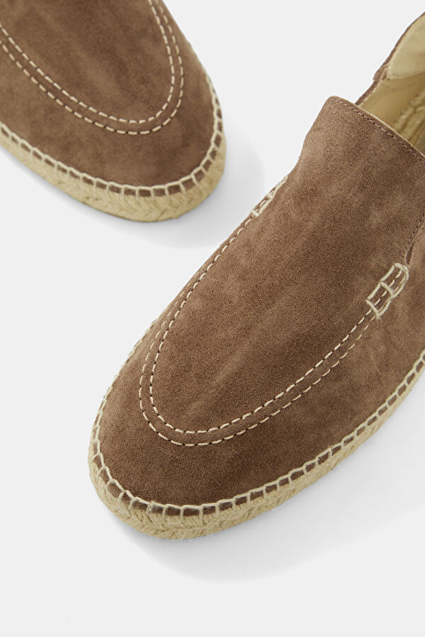 Traveler Loafers Espadrilles Light Brown Men's Shoes 4