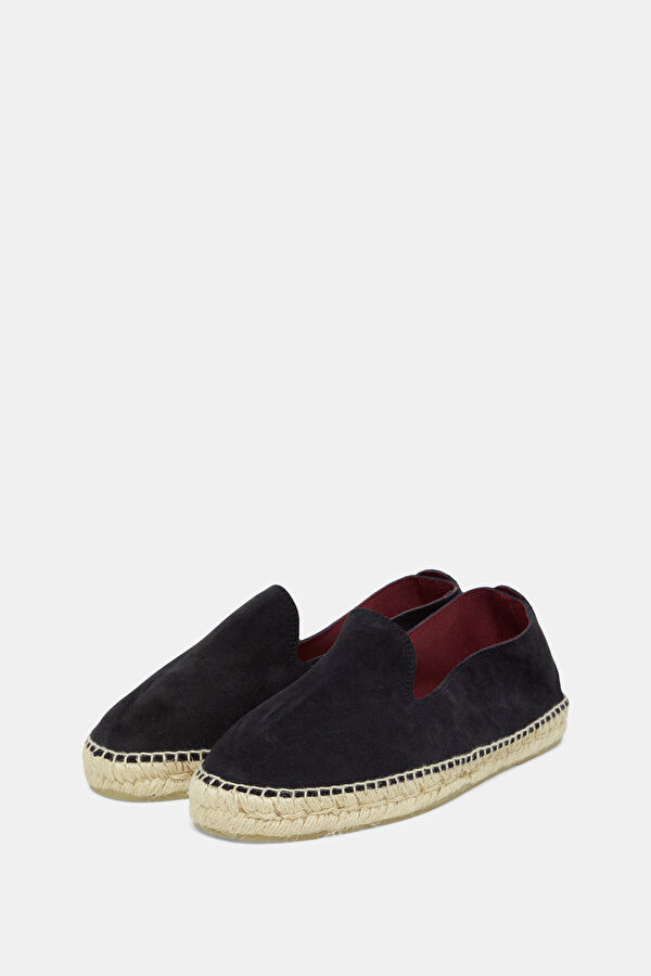 Flat Espadrilles Navy Blue Men's Shoes 2