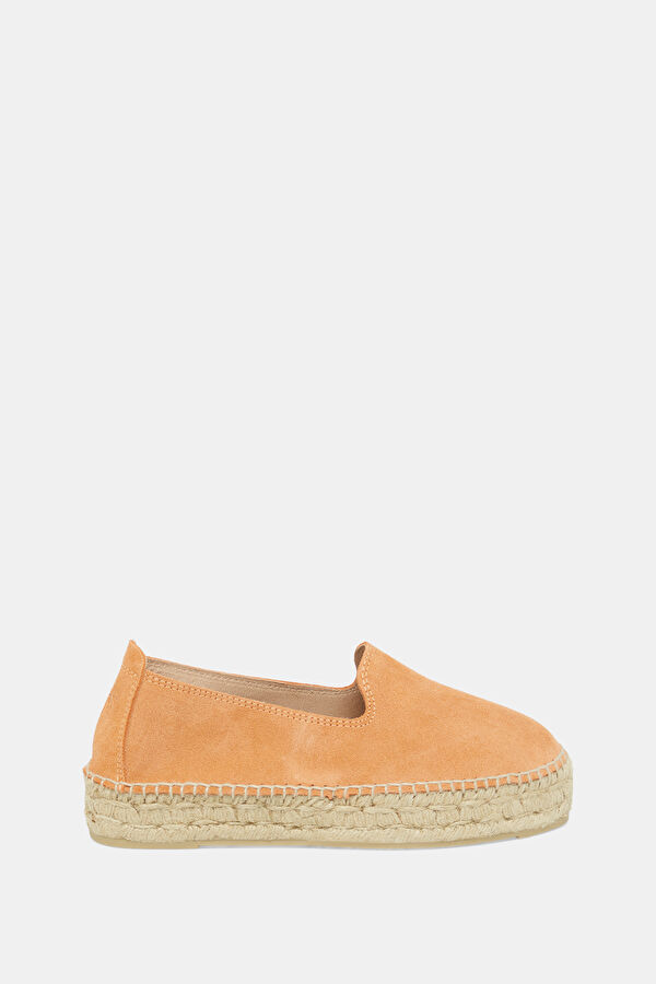 Double Sole Espadrilles Turuncu Kadın Ayakkabı