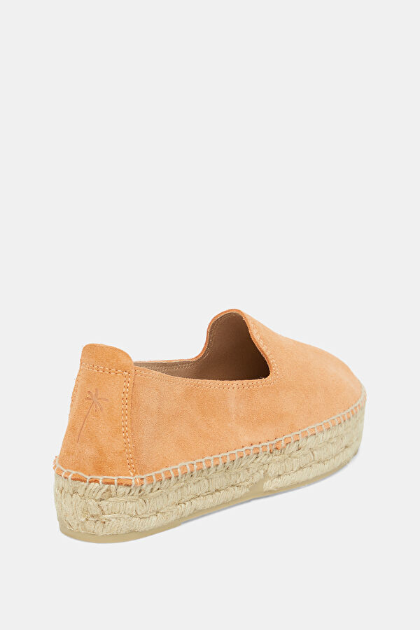 Double Sole Espadrilles Turuncu Kadın Ayakkabı 3