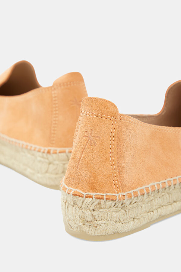 Double Sole Espadrilles Turuncu Kadın Ayakkabı 5