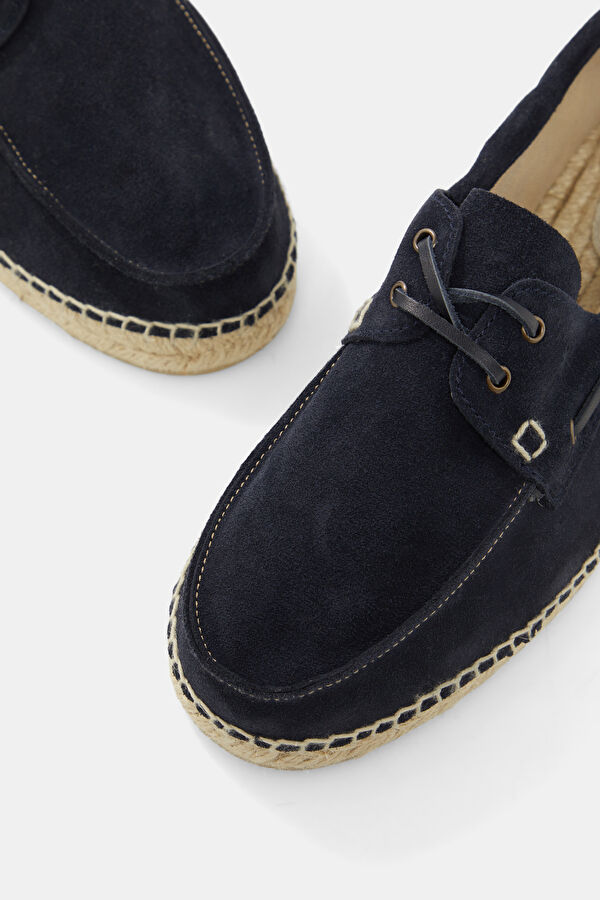 Espadrilles Koyu Mavi Erkek Boat Shoes 4