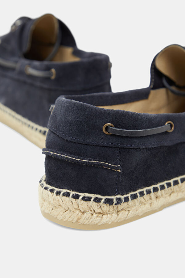 Espadrilles Koyu Mavi Erkek Boat Shoes 5