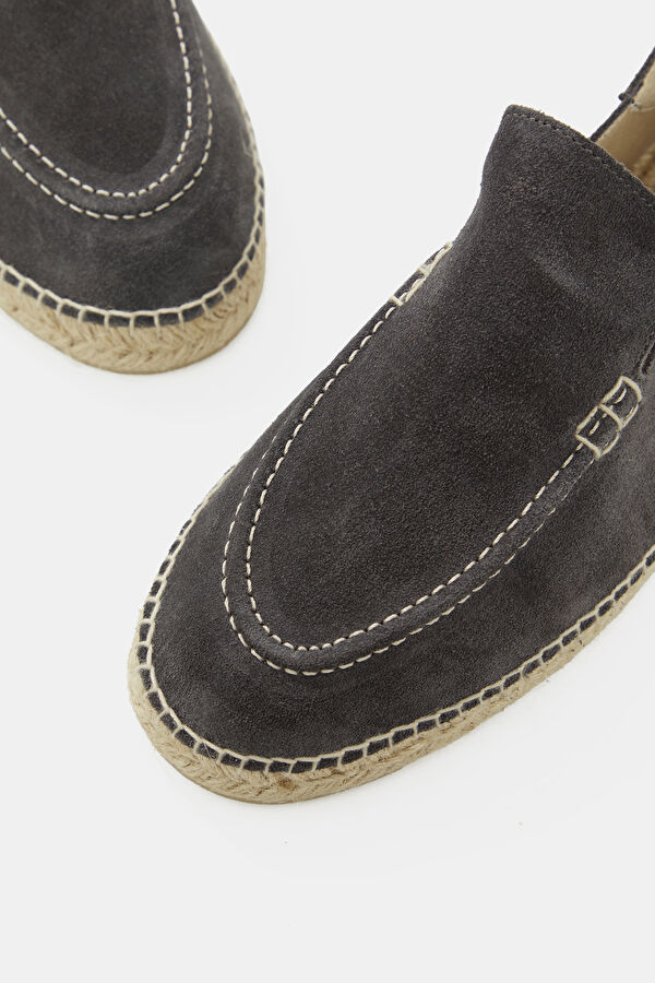 Traveler Loafers Espadrilles Gri Erkek Ayakkabı 4