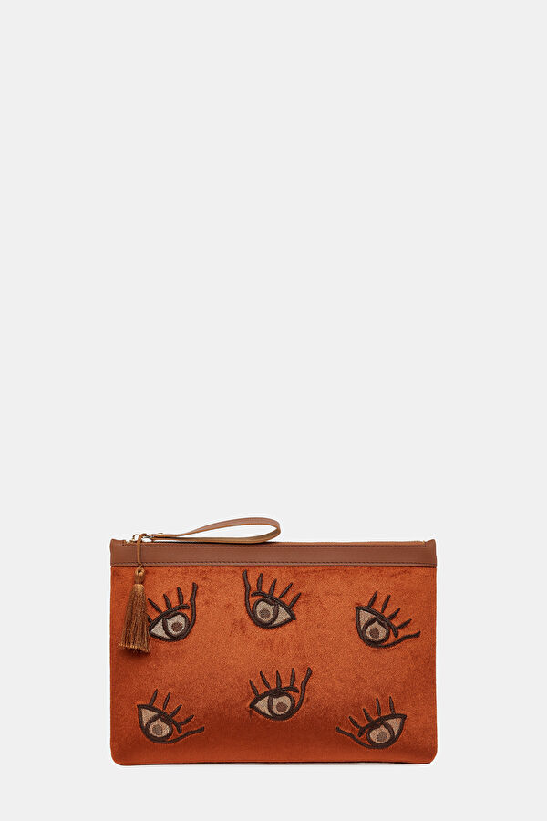 Brown Eye Brown Patterned Bag