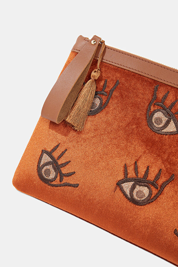 Brown Eye Brown Patterned Bag 4