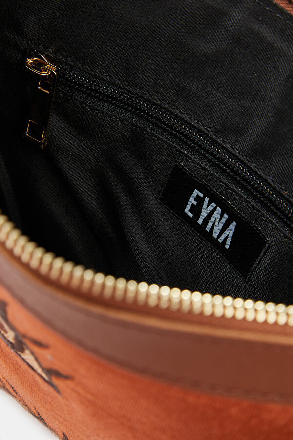 Brown Eye Brown Patterned Bag 5