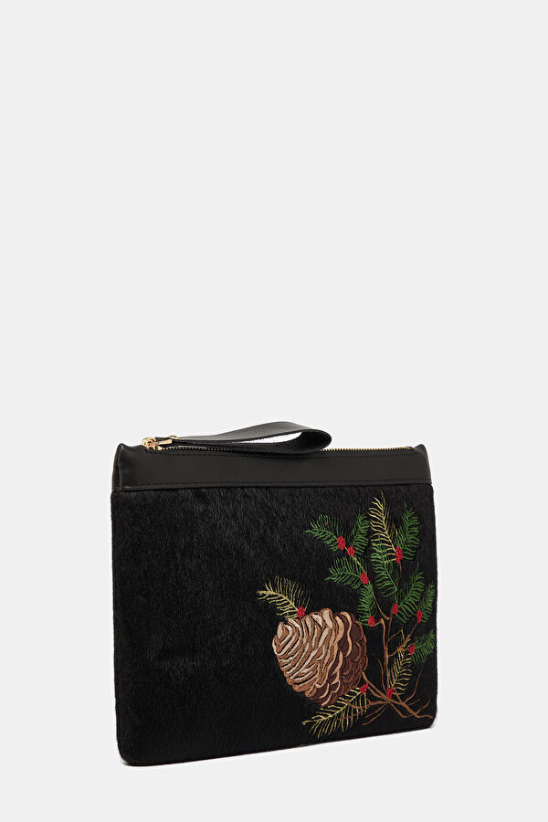New Year Spirit Black Patterned Bag 2