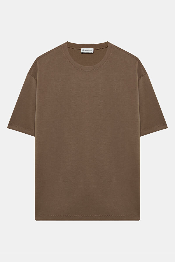 Coffee Crew Neck Printed Men's T-Shirt