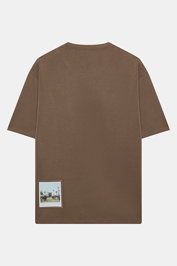 Coffee Crew Neck Printed Men's T-Shirt 2