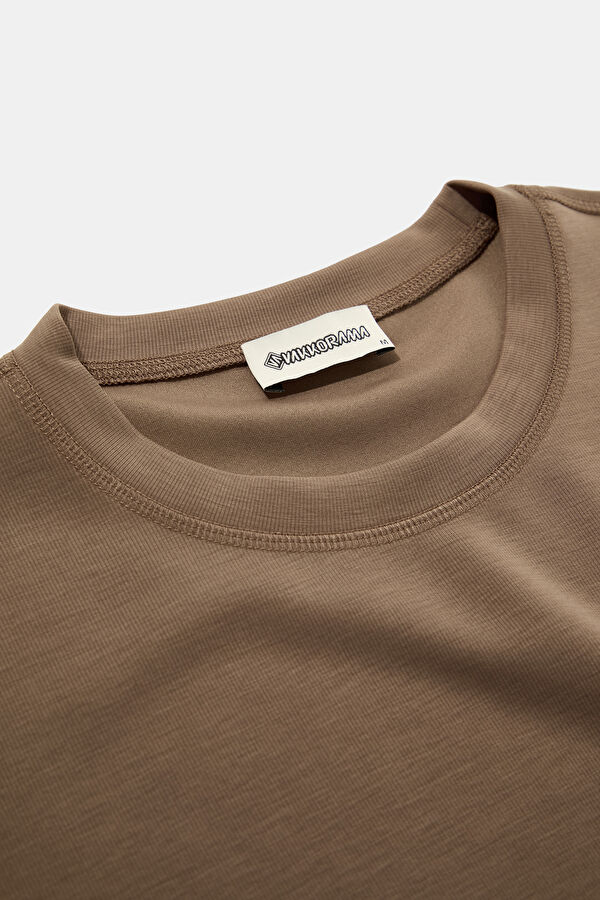 Coffee Crew Neck Printed Men's T-Shirt 3