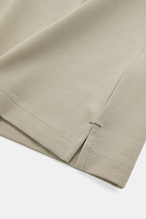 Stone Polo Collar Printed Men's T-Shirt 4
