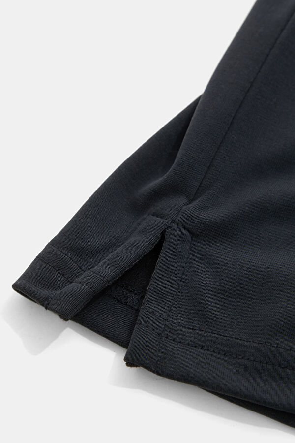 Black Resort Collar Men's Shirt 5