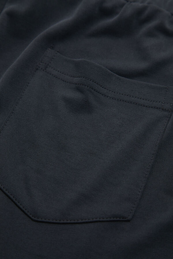 Black Modal Men's Shorts 5