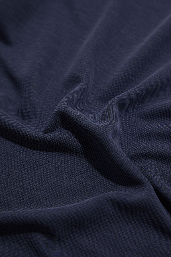 Navy Crew Neck Printed Men's T-Shirt 5